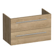 BRAUER Trust onderkast ondiep 80 excl. opbouwgrepen met 2 softclose lades en 1 sifon uitsparing Sunlit OK-TRO80SL