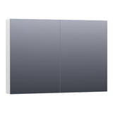 BRAUER Impress spiegelkast 100 zonder verlichting met 2 dubbelzijdige spiegeldeuren hoogglans wit SK-IM100HW