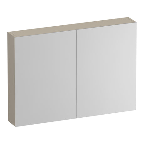 BRAUER Impress spiegelkast 100 zonder verlichting met 2 dubbelzijdige spiegeldeuren mat beige SK-IM100MB