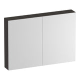 BRAUER Impress spiegelkast 100 zonder verlichting met 2 dubbelzijdige spiegeldeuren Timber Anthracite SK-IM100TA