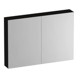 BRAUER Impress spiegelkast 100 zonder verlichting met 2 dubbelzijdige spiegeldeuren Timber Black SK-IM100TB