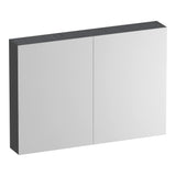 BRAUER Impress spiegelkast 100 zonder verlichting met 2 dubbelzijdige spiegeldeuren Timber Grey SK-IM100TG