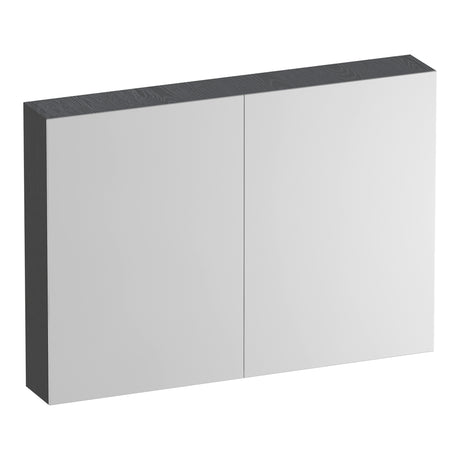BRAUER Impress spiegelkast 100 zonder verlichting met 2 dubbelzijdige spiegeldeuren Timber Grey SK-IM100TG