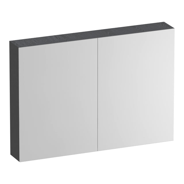 BRAUER Impress spiegelkast 100 zonder verlichting met 2 dubbelzijdige spiegeldeuren Timber Grey SK-IM100TG