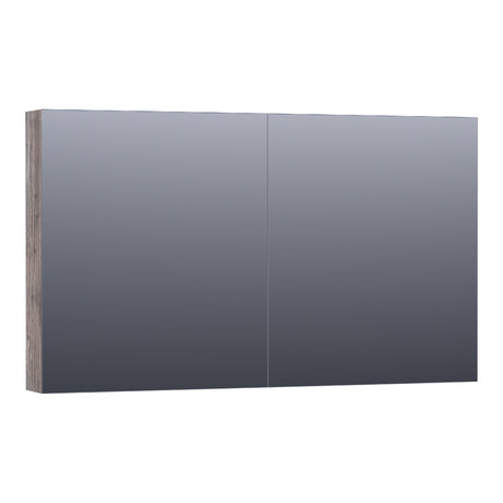 BRAUER Impress spiegelkast 120 zonder verlichting met 2 dubbelzijdige spiegeldeuren Driftwood SK-IM120DR