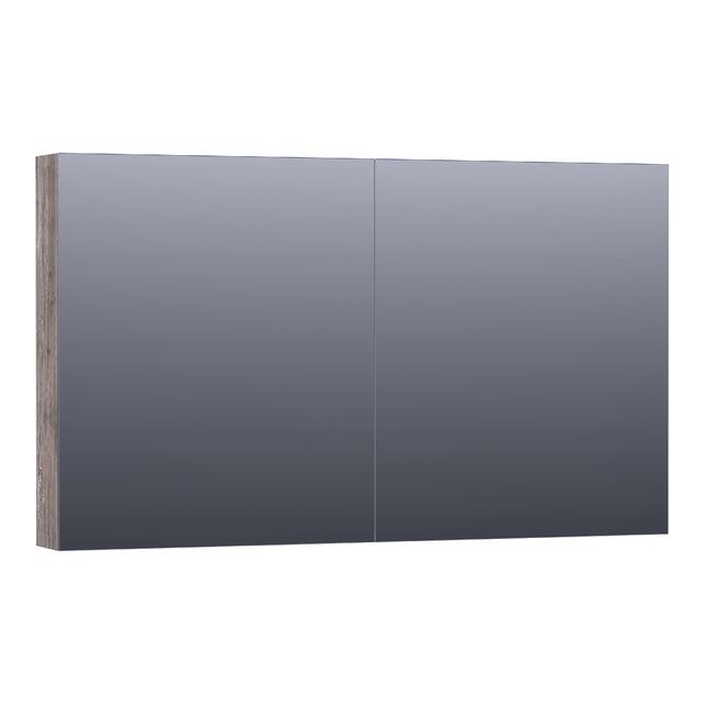 BRAUER Impress spiegelkast 120 zonder verlichting met 2 dubbelzijdige spiegeldeuren Driftwood SK-IM120DR