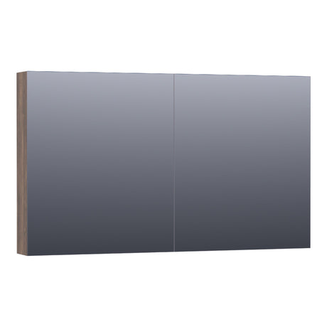 BRAUER Impress spiegelkast 120 zonder verlichting met 2 dubbelzijdige spiegeldeuren Grove SK-IM120GR