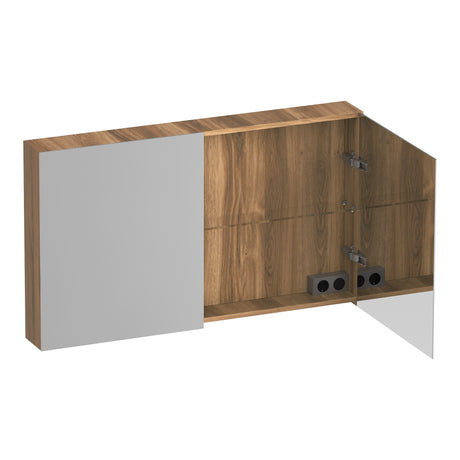 BRAUER Impress spiegelkast 120 zonder verlichting met 2 dubbelzijdige spiegeldeuren Honey SK-IM120HO