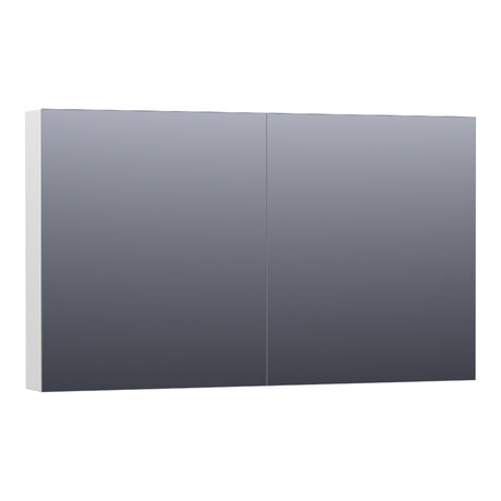 BRAUER Impress spiegelkast 120 zonder verlichting met 2 dubbelzijdige spiegeldeuren hoogglans wit SK-IM120HW