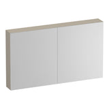 BRAUER Impress spiegelkast 120 zonder verlichting met 2 dubbelzijdige spiegeldeuren mat beige SK-IM120MB