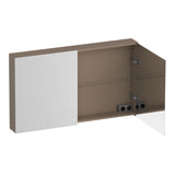 BRAUER Impress spiegelkast 120 zonder verlichting met 2 dubbelzijdige spiegeldeuren mat mokka SK-IM120MM