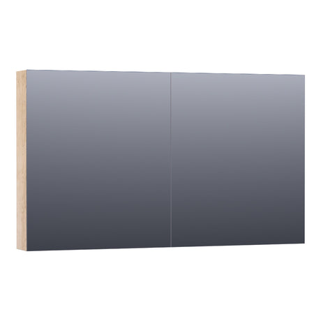 BRAUER Impress spiegelkast 120 zonder verlichting met 2 dubbelzijdige spiegeldeuren Sunlit SK-IM120SL