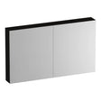 BRAUER Impress spiegelkast 120 zonder verlichting met 2 dubbelzijdige spiegeldeuren Timber Black SK-IM120TB