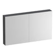 BRAUER Impress spiegelkast 120 zonder verlichting met 2 dubbelzijdige spiegeldeuren Timber Grey SK-IM120TG