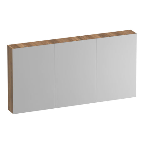 BRAUER Impress spiegelkast 140 zonder verlichting met 3 dubbelzijdige spiegeldeuren Honey SK-IM140HO