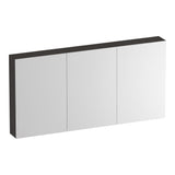 BRAUER Impress spiegelkast 140 zonder verlichting met 3 dubbelzijdige spiegeldeuren Timber Anthracite SK-IM140TA