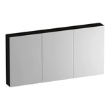 BRAUER Impress spiegelkast 140 zonder verlichting met 3 dubbelzijdige spiegeldeuren Timber Black SK-IM140TB