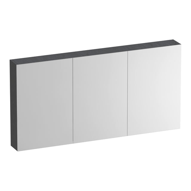 BRAUER Impress spiegelkast 140 zonder verlichting met 3 dubbelzijdige spiegeldeuren Timber Grey SK-IM140TG