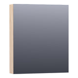 BRAUER Impress spiegelkast 60 zonder verlichting met 1 linksdraaiende dubbelzijdige spiegeldeur Sunlit SK-IM60LSL