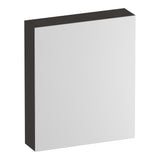 BRAUER Impress spiegelkast 60 zonder verlichting met 1 rechtsdraaiende dubbelzijdige spiegeldeur Timber Anthracite SK-IM60RTA