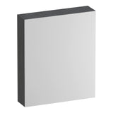 BRAUER Impress spiegelkast 60 zonder verlichting met 1 rechtsdraaiende dubbelzijdige spiegeldeur Timber Grey SK-IM60RTG