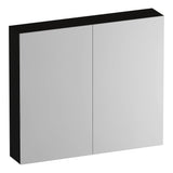 BRAUER Impress spiegelkast 80 zonder verlichting met 2 dubbelzijdige spiegeldeuren Timber Black SK-IM80TB