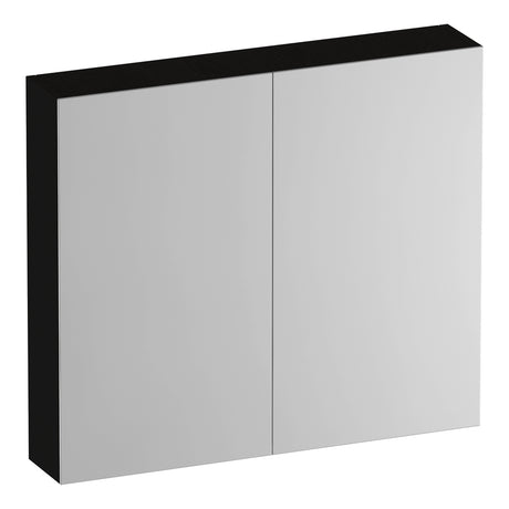 BRAUER Impress spiegelkast 80 zonder verlichting met 2 dubbelzijdige spiegeldeuren Timber Black SK-IM80TB