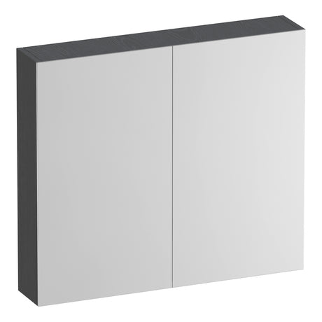 BRAUER Impress spiegelkast 80 zonder verlichting met 2 dubbelzijdige spiegeldeuren Timber Grey SK-IM80TG