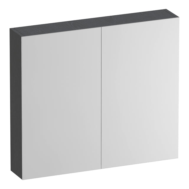 BRAUER Impress spiegelkast 80 zonder verlichting met 2 dubbelzijdige spiegeldeuren Timber Grey SK-IM80TG