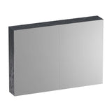 BRAUER Impress Deluxe spiegelkast 100 met interne en externe verlichting 2 dubbelzijdige spiegeldeuren Damascus SK-IMD100DA