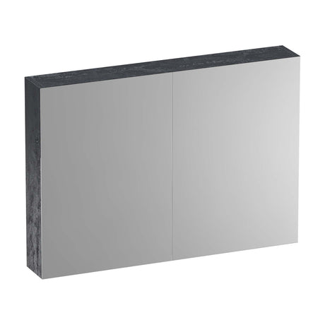 BRAUER Impress Deluxe spiegelkast 100 met interne en externe verlichting 2 dubbelzijdige spiegeldeuren Damascus SK-IMD100DA