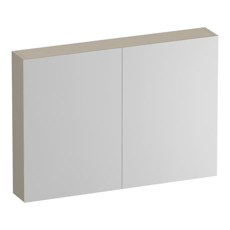 BRAUER Impress Deluxe spiegelkast 100 met interne en externe verlichting 2 dubbelzijdige spiegeldeuren mat beige SK-IMD100MB