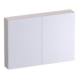 BRAUER Impress Deluxe spiegelkast 100 met interne en externe verlichting 2 dubbelzijdige spiegeldeuren mat zand SK-IMD100MS