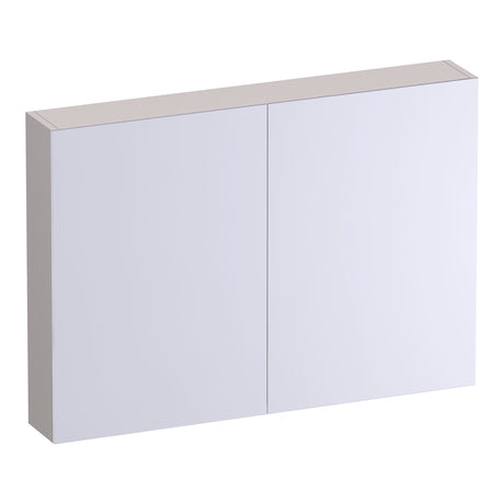 BRAUER Impress Deluxe spiegelkast 100 met interne en externe verlichting 2 dubbelzijdige spiegeldeuren mat zand SK-IMD100MS