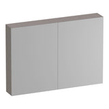 BRAUER Impress Deluxe spiegelkast 100 met interne en externe verlichting 2 dubbelzijdige spiegeldeuren Timber Greige SK-IMD100TE