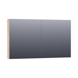 BRAUER Impress Deluxe spiegelkast 120 met interne en externe verlichting 2 dubbelzijdige spiegeldeuren Sunlit SK-IMD120SL