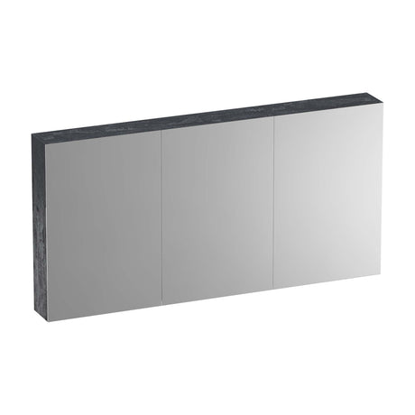 BRAUER Impress Deluxe spiegelkast 140 met interne en externe verlichting 3 dubbelzijdige spiegeldeuren Damascus SK-IMD140DA