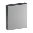 BRAUER Impress Deluxe spiegelkast 60 met interne en externe verlichting 1 rechtsdraaiende dubbelzijdige spiegeldeur Damascus SK-IMD60RDA
