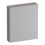 BRAUER Impress Deluxe spiegelkast 60 met interne en externe verlichting 1 rechtsdraaiende dubbelzijdige spiegeldeur Timber Greige SK-IMD60RTE