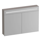 BRAUER Promise spiegelkast 100 met verlichting 2 spiegeldeuren Timber Greige SK-PR100TE