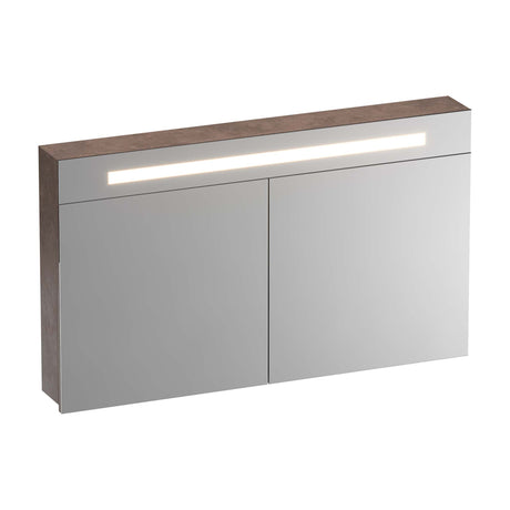 BRAUER Promise spiegelkast 120 met directe verlichting 2 enkelzijdige spiegeldeuren Erosion SK-PR120ER