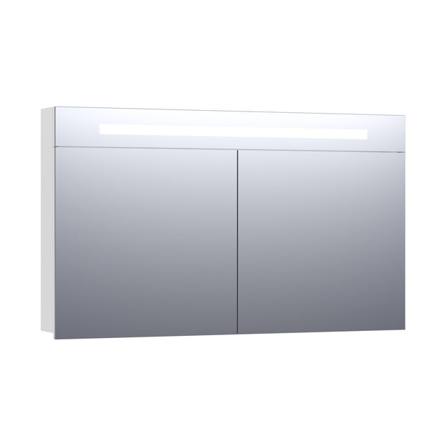 BRAUER Promise spiegelkast 120 met directe verlichting 2 enkelzijdige spiegeldeuren hoogglans wit SK-PR120HW