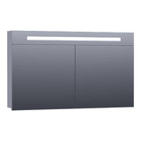 BRAUER Promise spiegelkast 120 met directe verlichting 2 enkelzijdige spiegeldeuren mat grijs SK-PR120MG