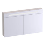 BRAUER Promise spiegelkast 120 met verlichting 2 spiegeldeuren mat zand SK-PR120MS