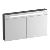 BRAUER Promise spiegelkast 120 met verlichting 2 spiegeldeuren Timber Grey SK-PR120TG
