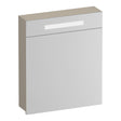 BRAUER Promise spiegelkast 60 met verlichting 1 rechtsdraaiende spiegeldeur mat beige SK-PR60RMB