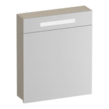 BRAUER Promise spiegelkast 60 met verlichting 1 rechtsdraaiende spiegeldeur mat beige SK-PR60RMB