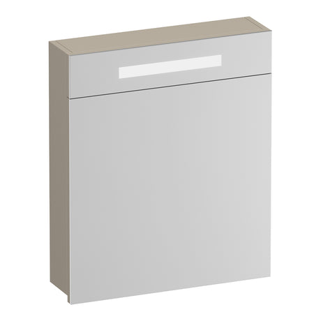 BRAUER Promise spiegelkast 60 met verlichting 1 rechtsdraaiende spiegeldeur mat beige SK-PR60RMB