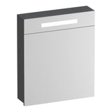BRAUER Promise spiegelkast 60 met verlichting 1 rechtsdraaiende spiegeldeur Timber Grey SK-PR60RTG