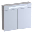 BRAUER Promise spiegelkast 80 met verlichting 2 spiegeldeuren Forest Seashell SK-PR80FS